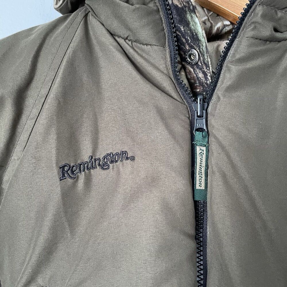 Remington Reversible Camouflage Winter Jacket Hunting Fishing Youth Size 6/7 - Picture 11 of 12